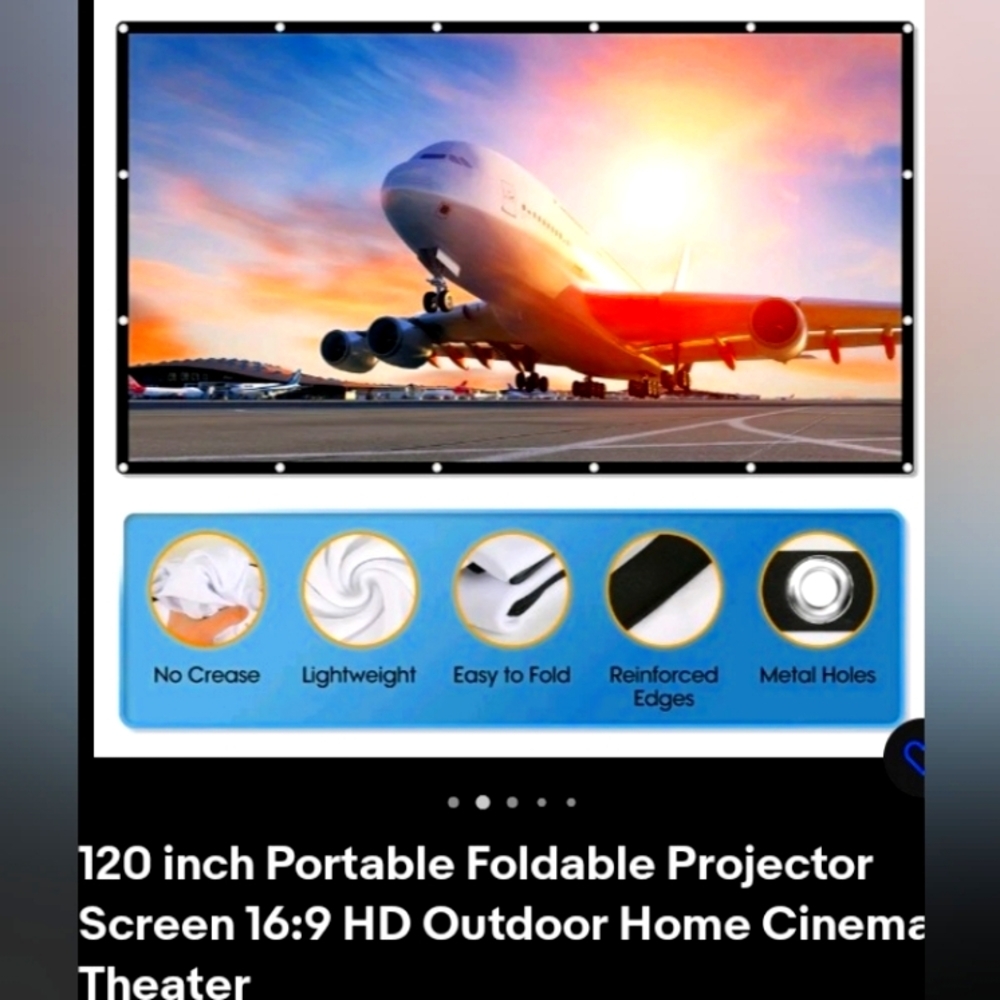 120 inch projector screen